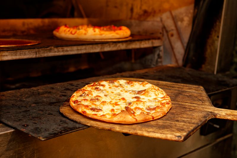 Four Cheese pizza at Punch pizza