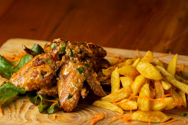 Truffle fries side dish at Punch pizza