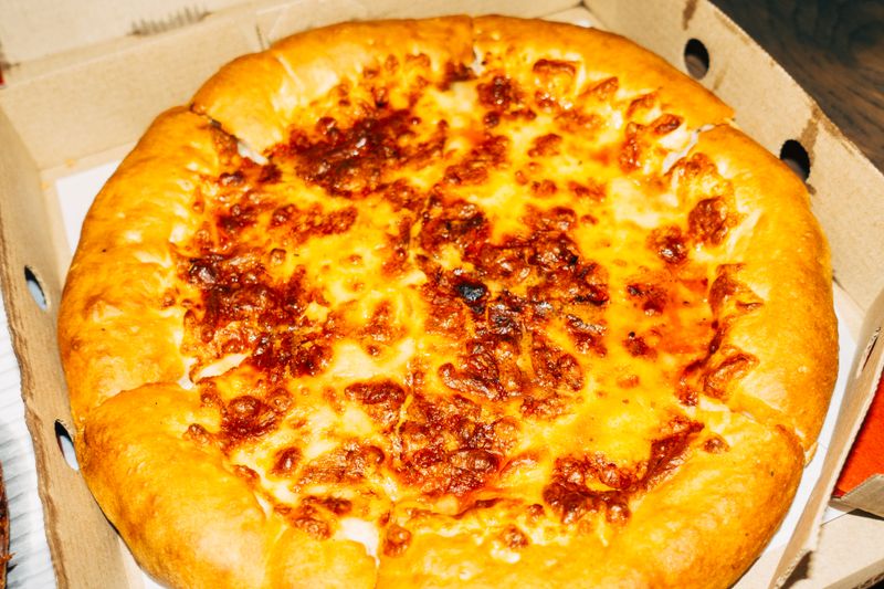 Classic Margherita pizza at Punch pizza
